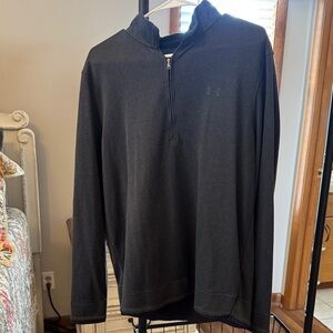 Under Armour Men's Charcoal Zip-Up Sweater